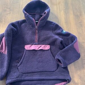 The North Face Kids Purple Fleece Hoodie